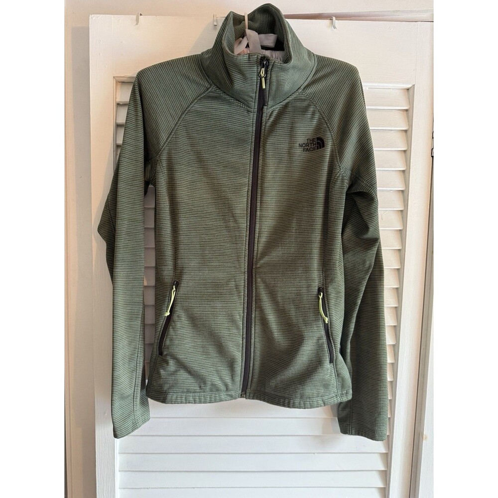 The North Face Skyline Full Zip Fleece Jacket Green Women's S Gorpcore Utility